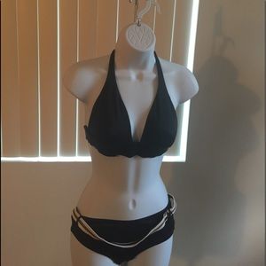 Victoria Secret Bikini 👙 back & white belt Size S